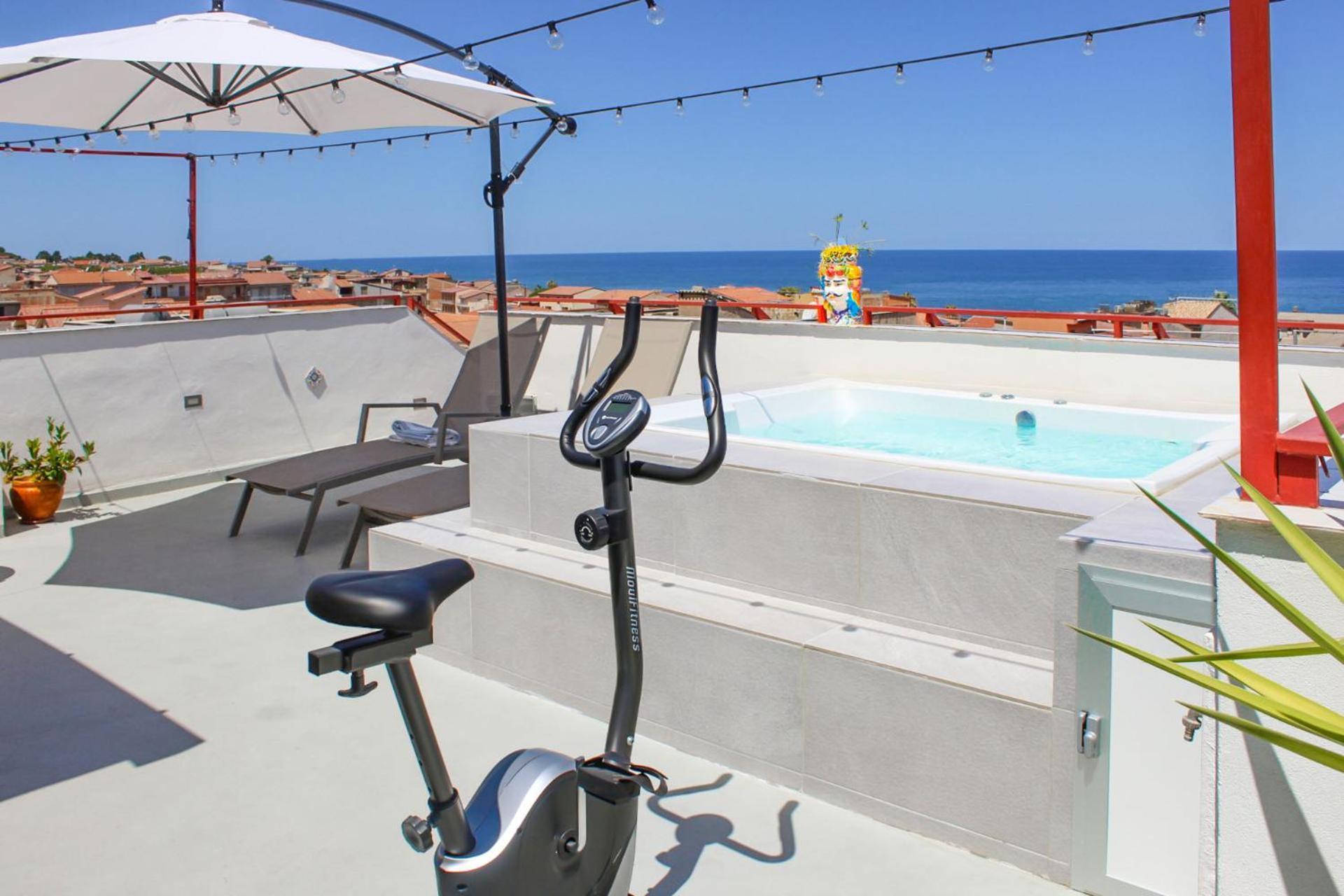 Duca D'Aosta Terrace, Skypool & Sauna Acquedolci Dış mekan fotoğraf